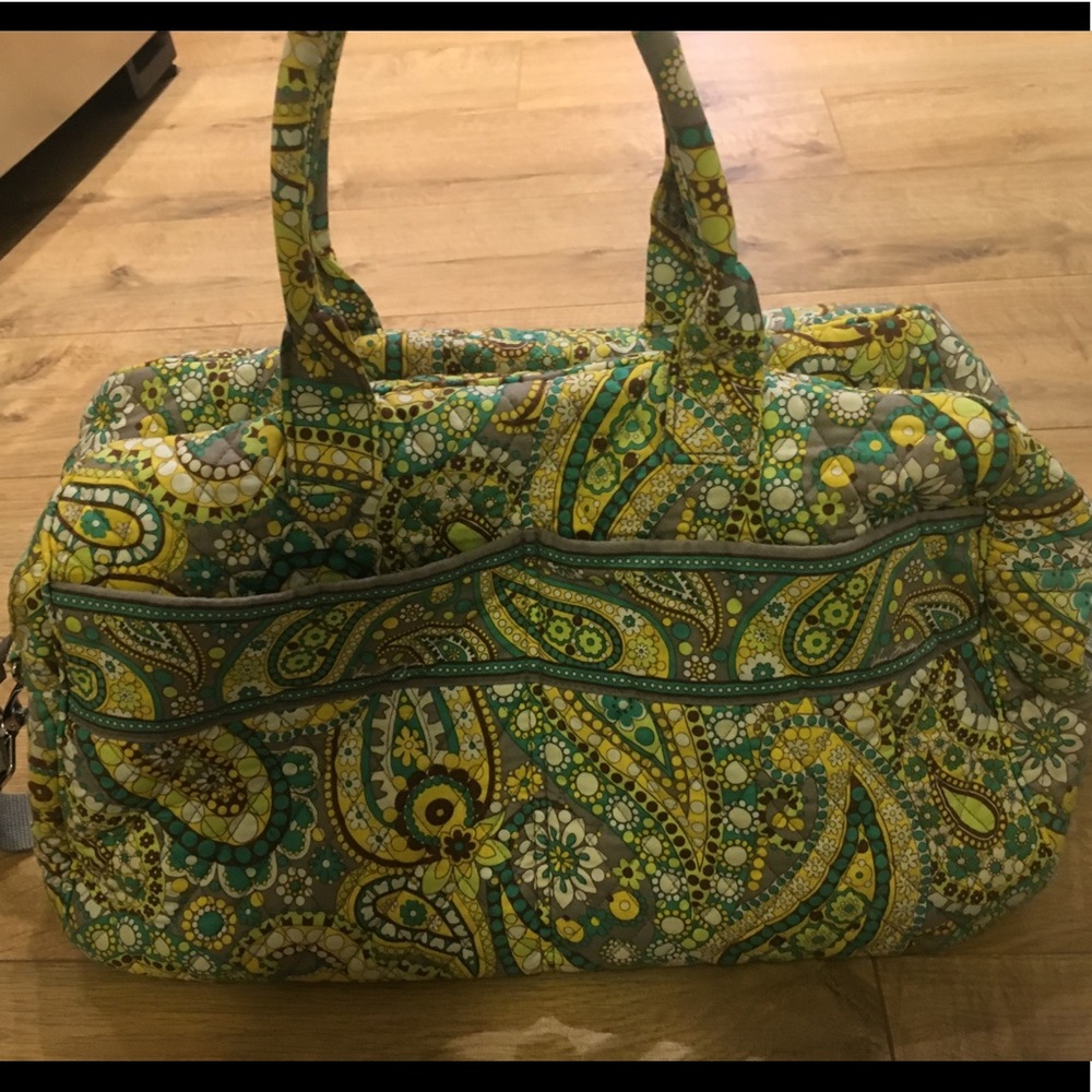 Vera Bradley Lemon Parfait Weekender